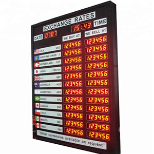 CURRENCY EXCHANGE RATE BOARD LED - BESTBUY CONGO
