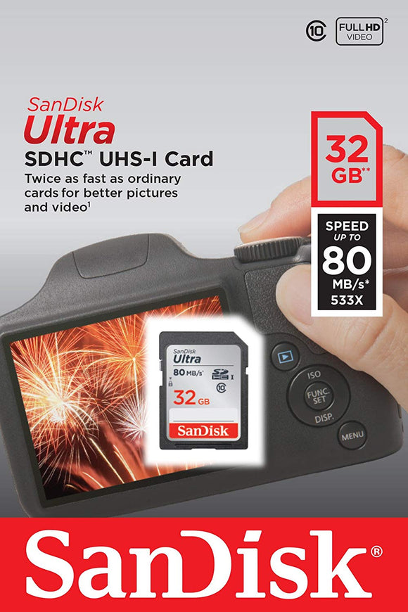Carte Mémoire SDXC 128 Go SanDisk Ultra jusqu'à 80 Mo/s, Classe 10 –  BESTBUY CONGO